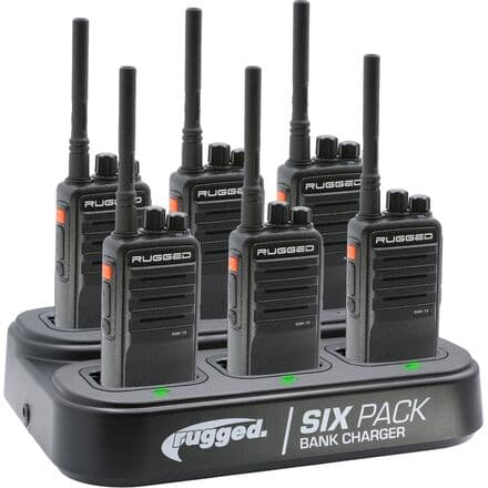 Rugged Radios business band handheld radio six pack, photo 6
