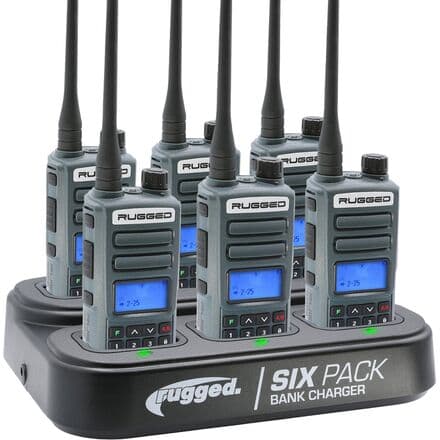 Six Rugged Radios handheld GMRS / FRS two-way radios, photo 2