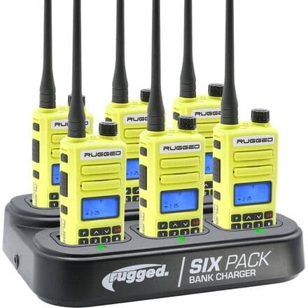 Six Rugged Radios handheld GMRS / FRS two-way radios, photo 3