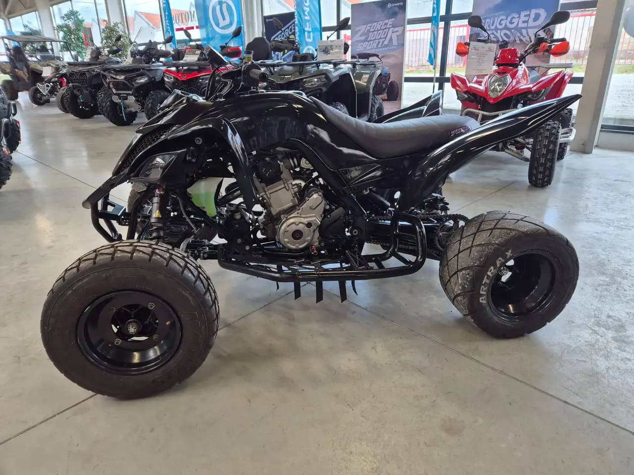 2006 Raptor 700 — 1,243 miles, black, photo 2