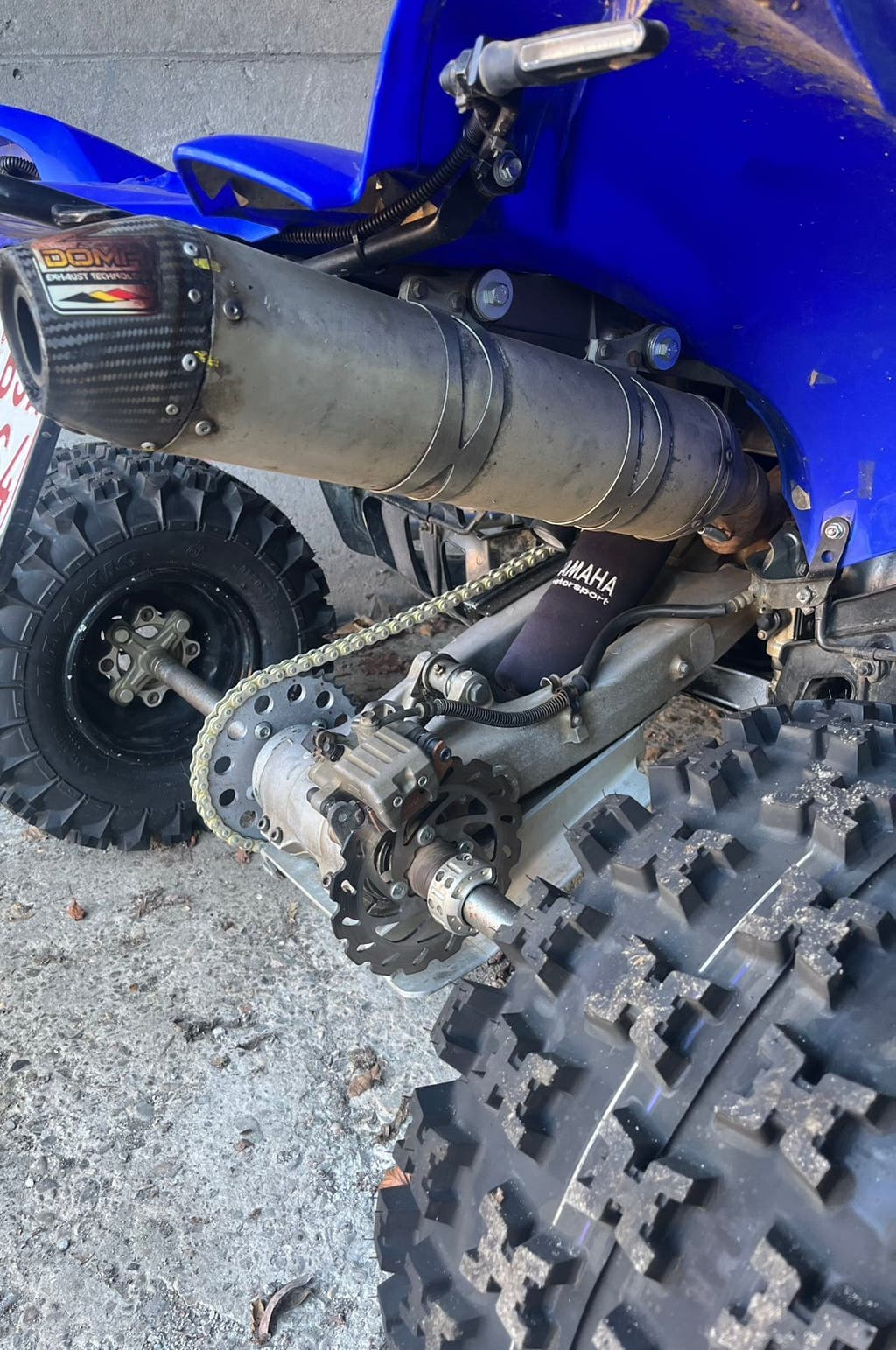 2006 Raptor 700 — Doma exhaust, lowered and widened, photo 3