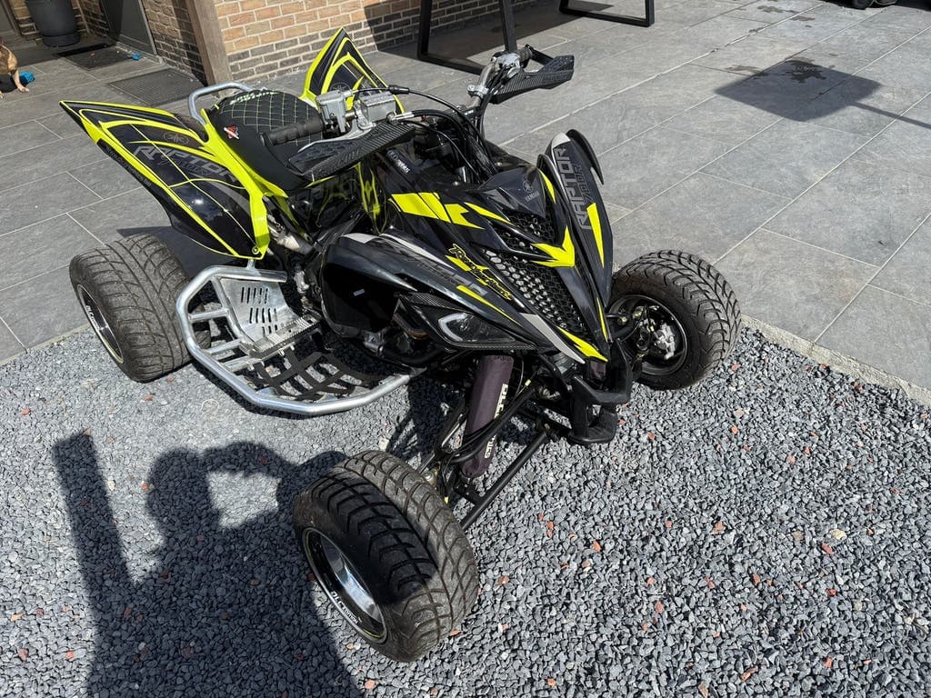 2006 Raptor 700 — Yoshimura exhaust, fresh powder coat