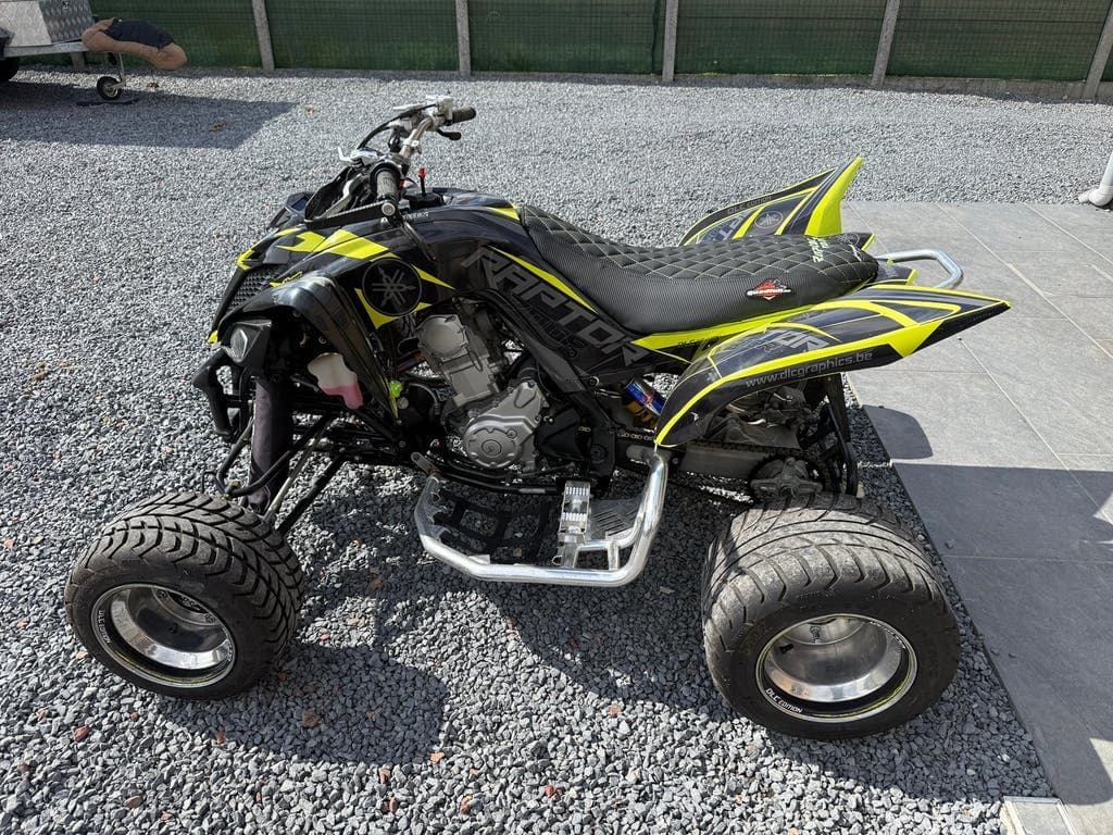 2006 Raptor 700 — Yoshimura exhaust, fresh powder coat, photo 2