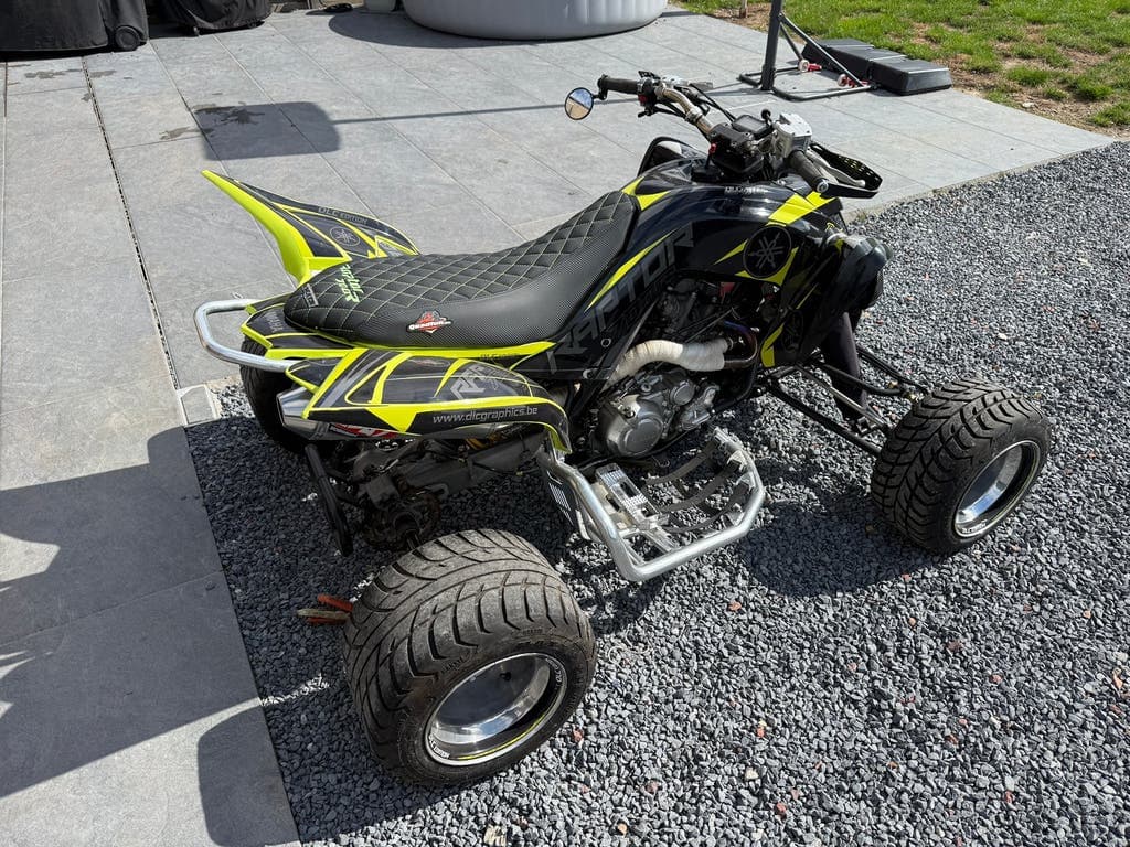 2006 Raptor 700 — Yoshimura exhaust, fresh powder coat, photo 3