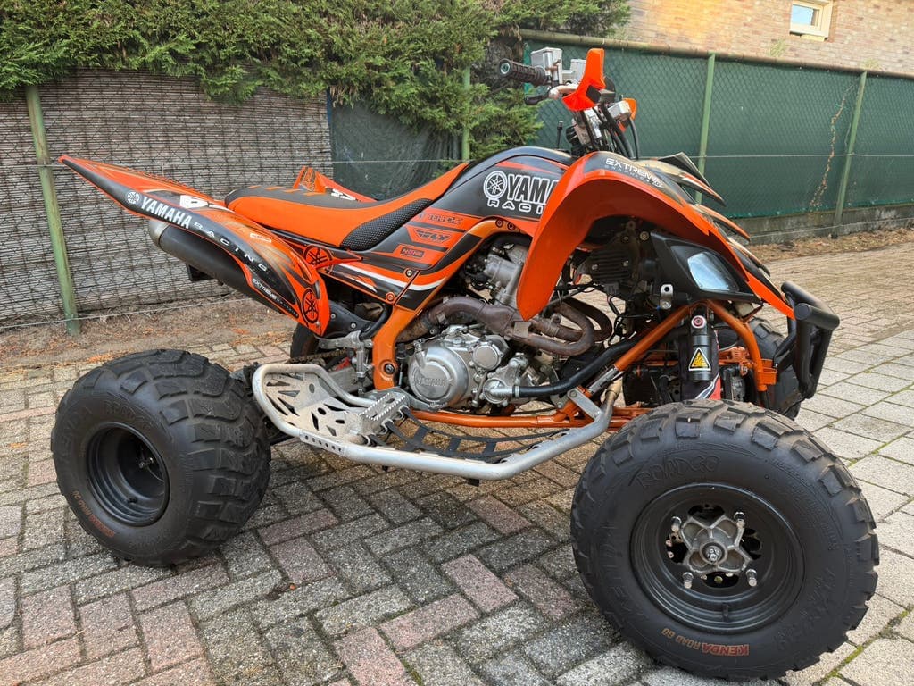 2008 Raptor 700 — orange and black