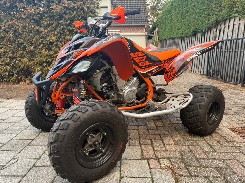 2008 Raptor 700 — orange and black, photo 2