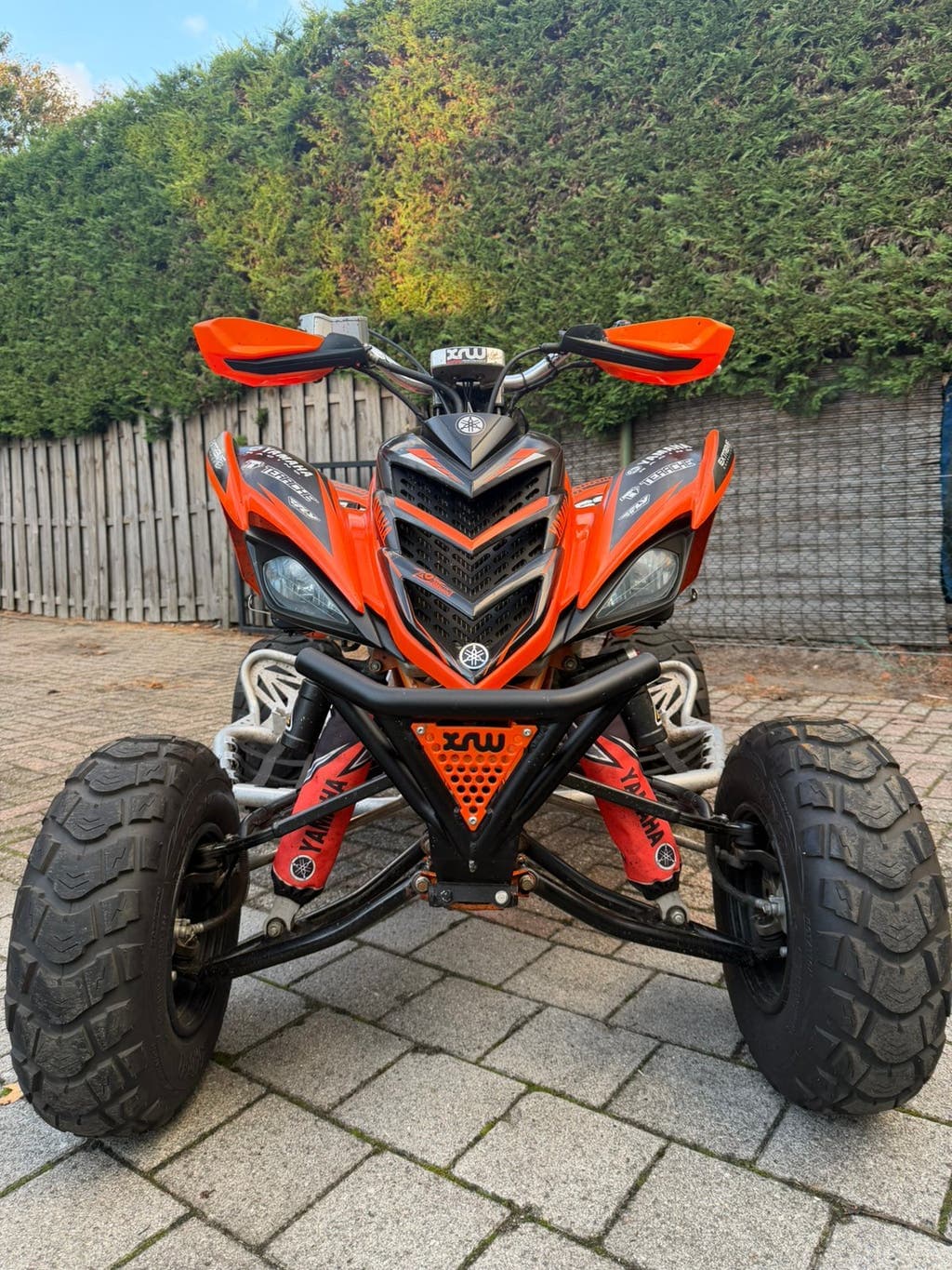 2008 Raptor 700 — orange and black, photo 3