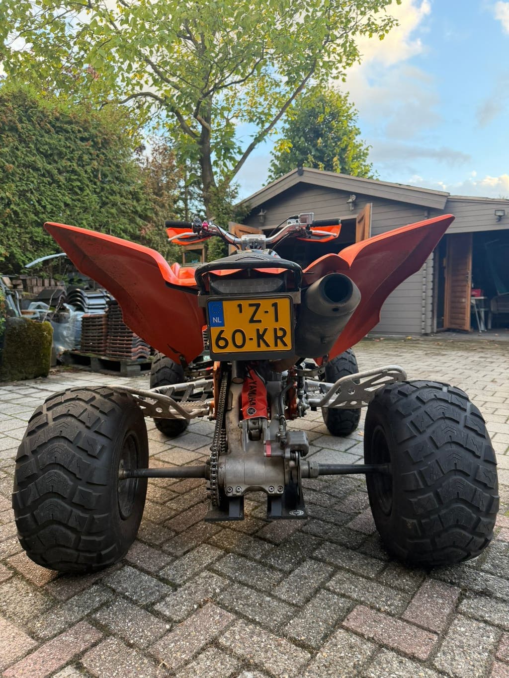 2008 Raptor 700 — orange and black, photo 4