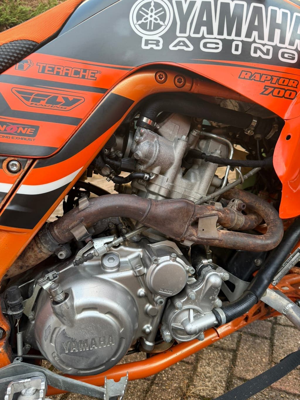 2008 Raptor 700 — orange and black, photo 5