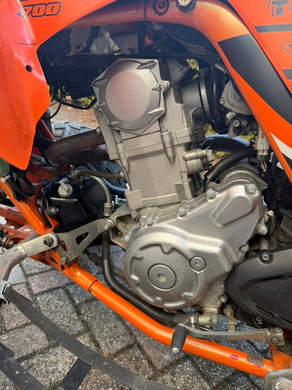 2008 Raptor 700 — orange and black, photo 6