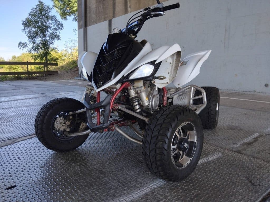 2009 Raptor 700 — GPR exhaust, SS wheels