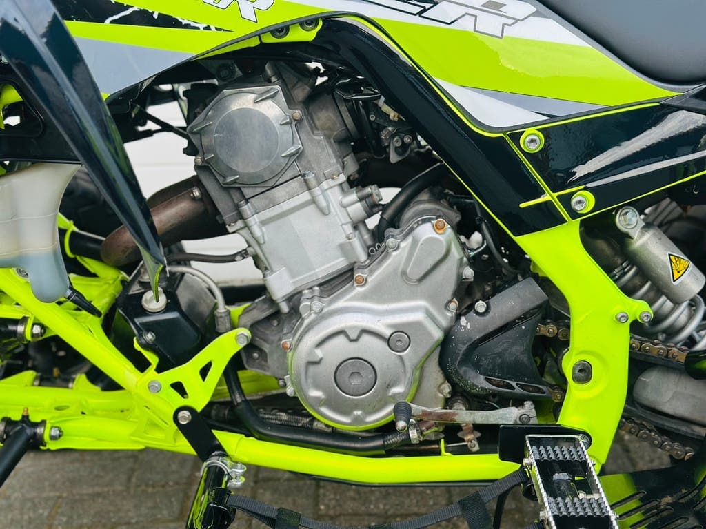 2011 Raptor 700R — rebuilt engine, neon yellow frame, photo 11