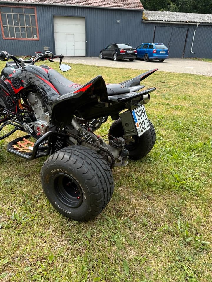 Raptor 700 — modified, rallycross and street tires, photo 3