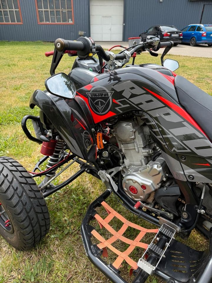Raptor 700 — modified, rallycross and street tires, photo 7