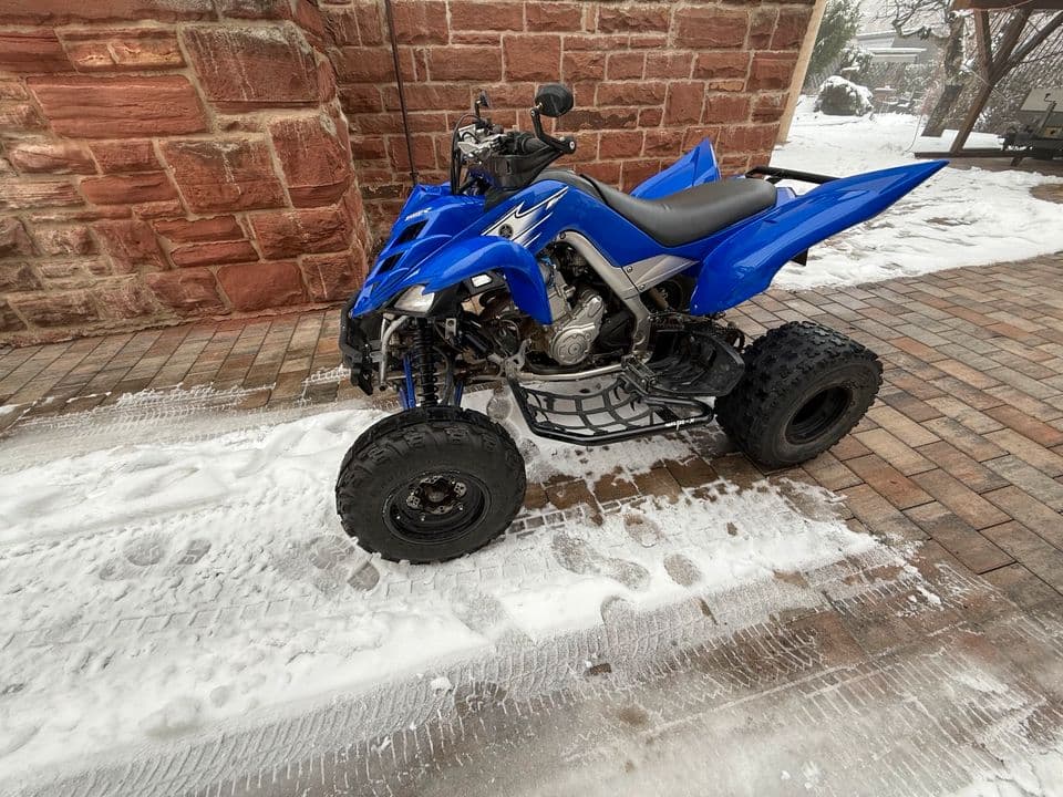 Raptor 700 — new front shocks, steering damper, photo 12
