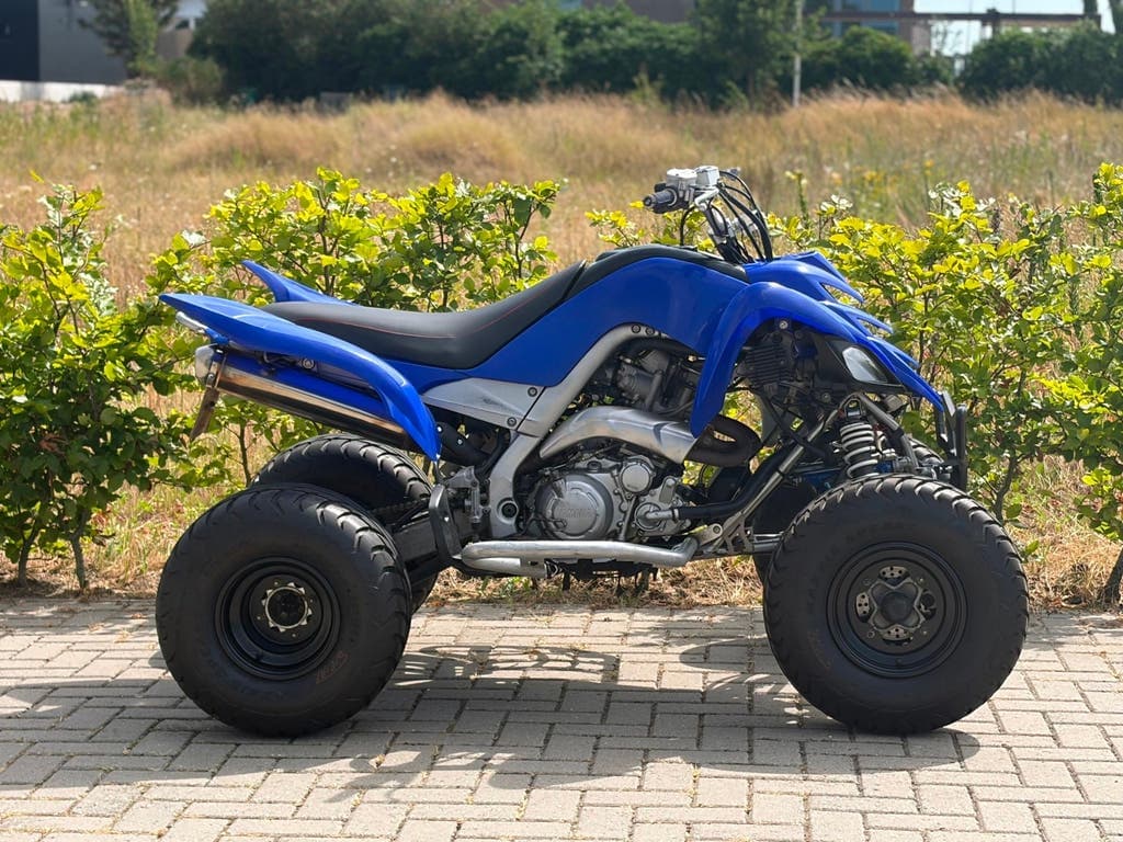 Raptor 700R — sport exhaust, nerf bars, photo 2