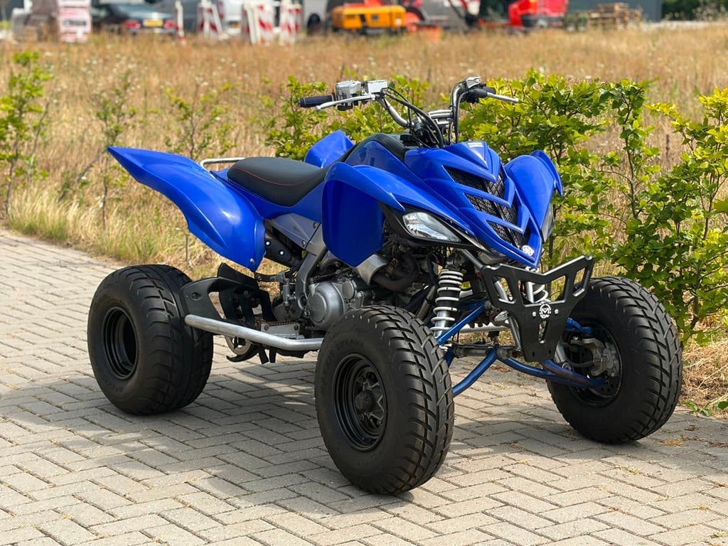 Raptor 700R — sport exhaust, nerf bars, photo 3