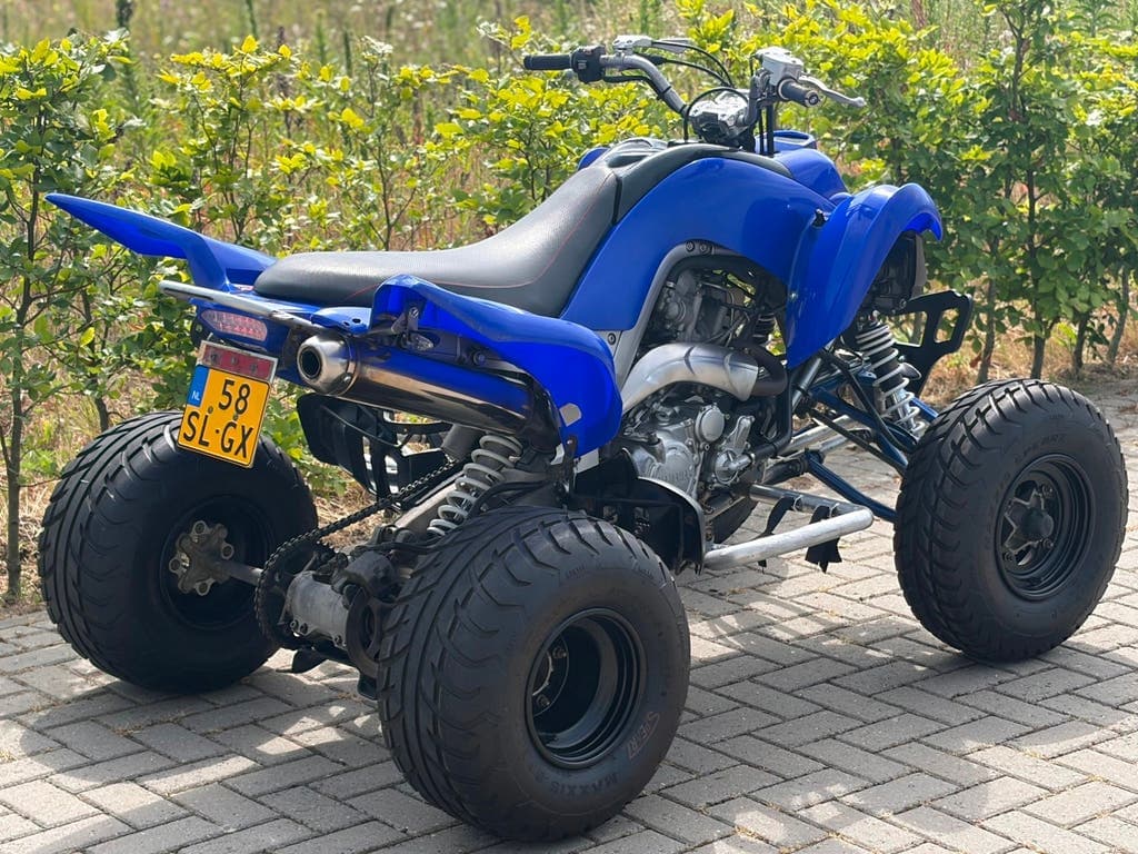 Raptor 700R — sport exhaust, nerf bars, photo 4