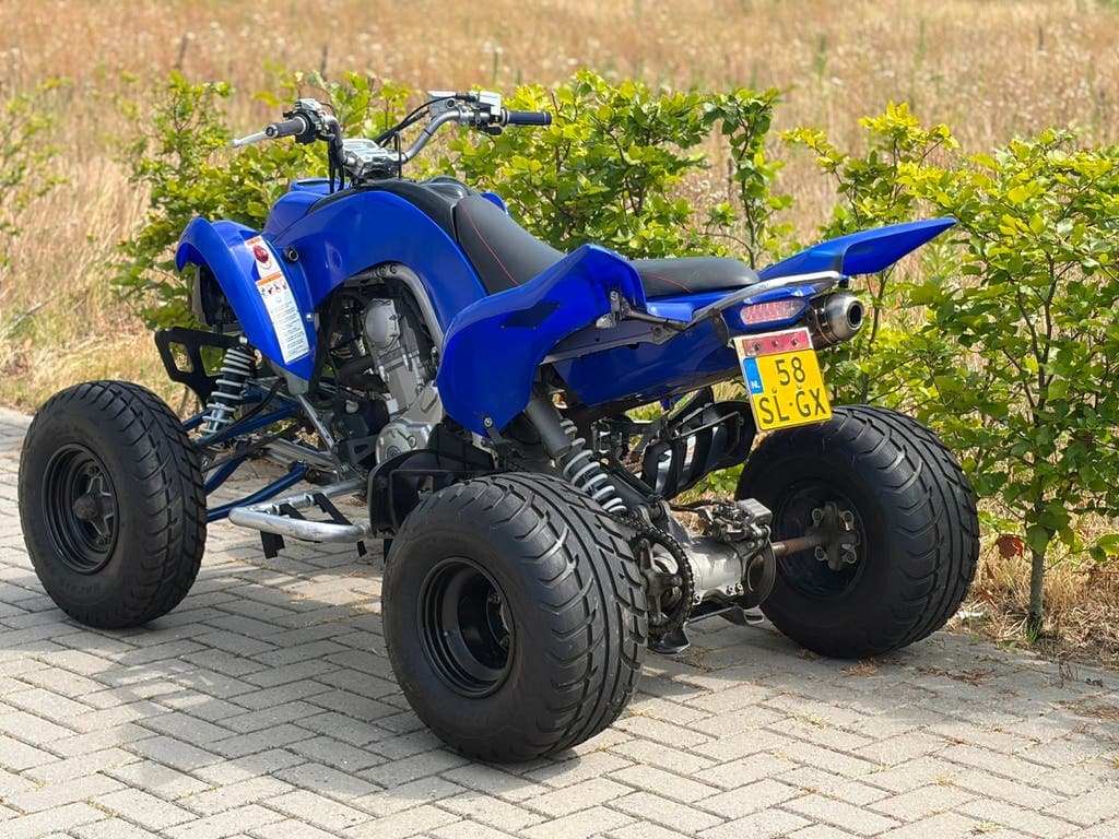 Raptor 700R — sport exhaust, nerf bars, photo 7