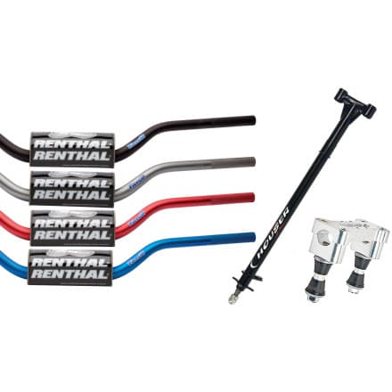 Houser Racing Fatbar Combo handlebar setup