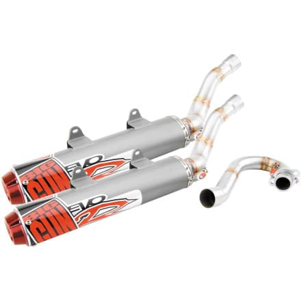 Big Gun Evo R complete dual exhaust with twin mufflers