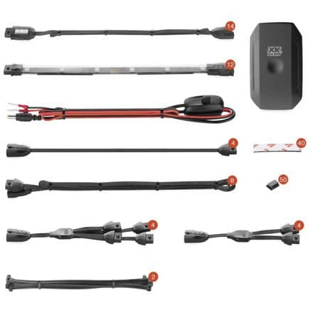 XK Glow XKChrome app-controlled color-changing light kit
