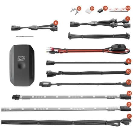 XK Glow XKChrome app-controlled LED accent light kit
