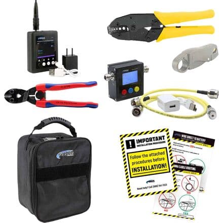 Rugged Radios technician tool kit with carrying bag
